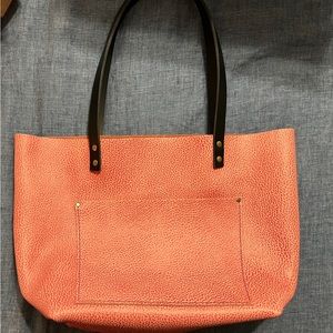 Portland Leather Large Tote - Flamingo Brand New